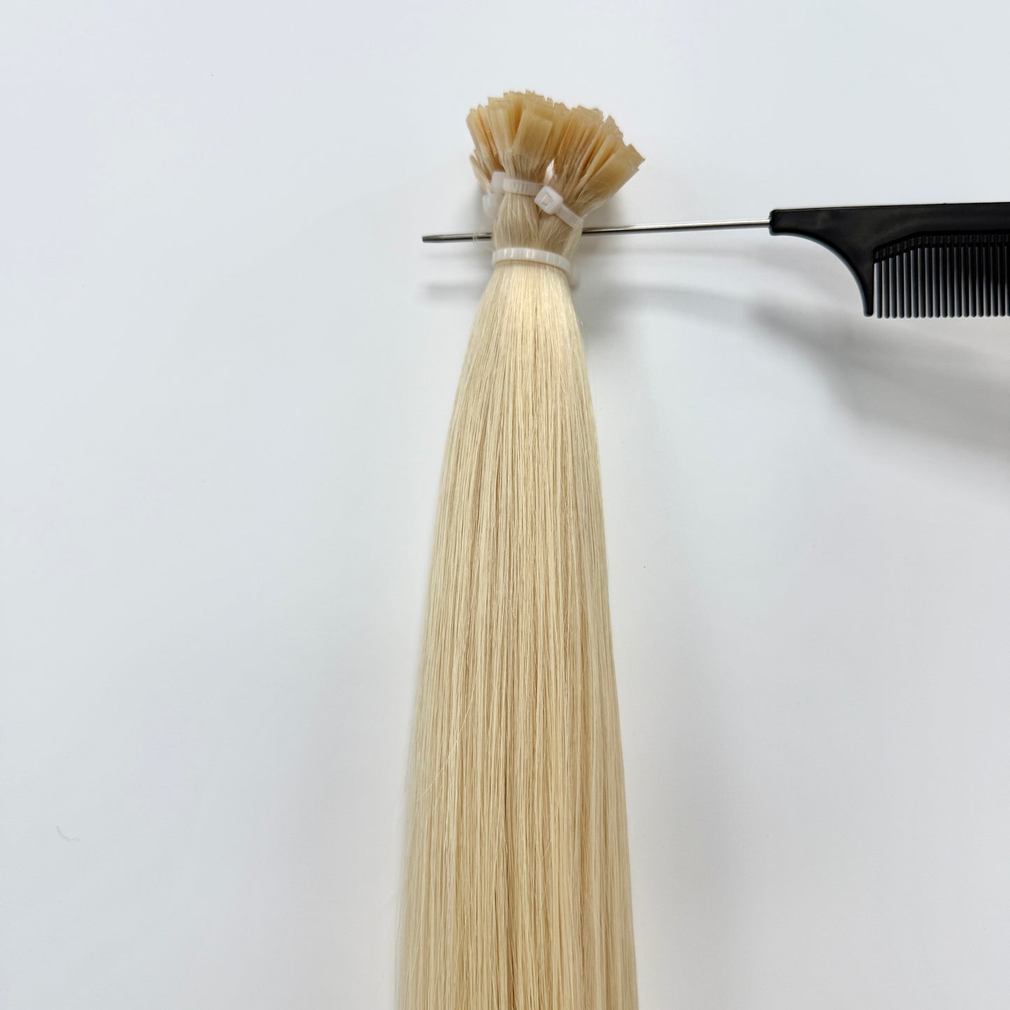 100% Human hair  Flat-tip hair