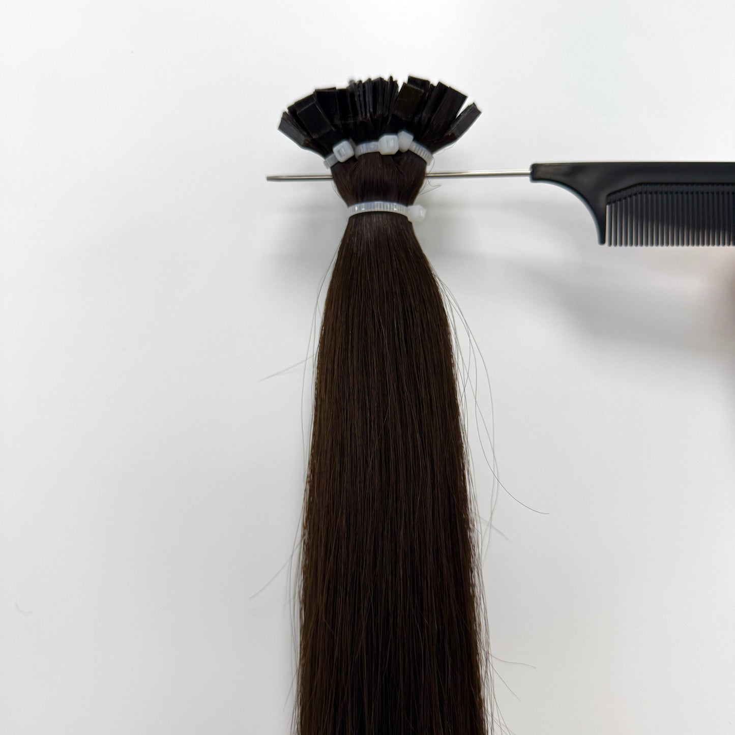 100% Human hair  Flat-tip hair