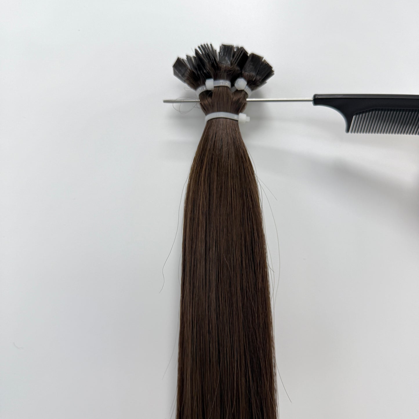 100% Human hair  Flat-tip hair