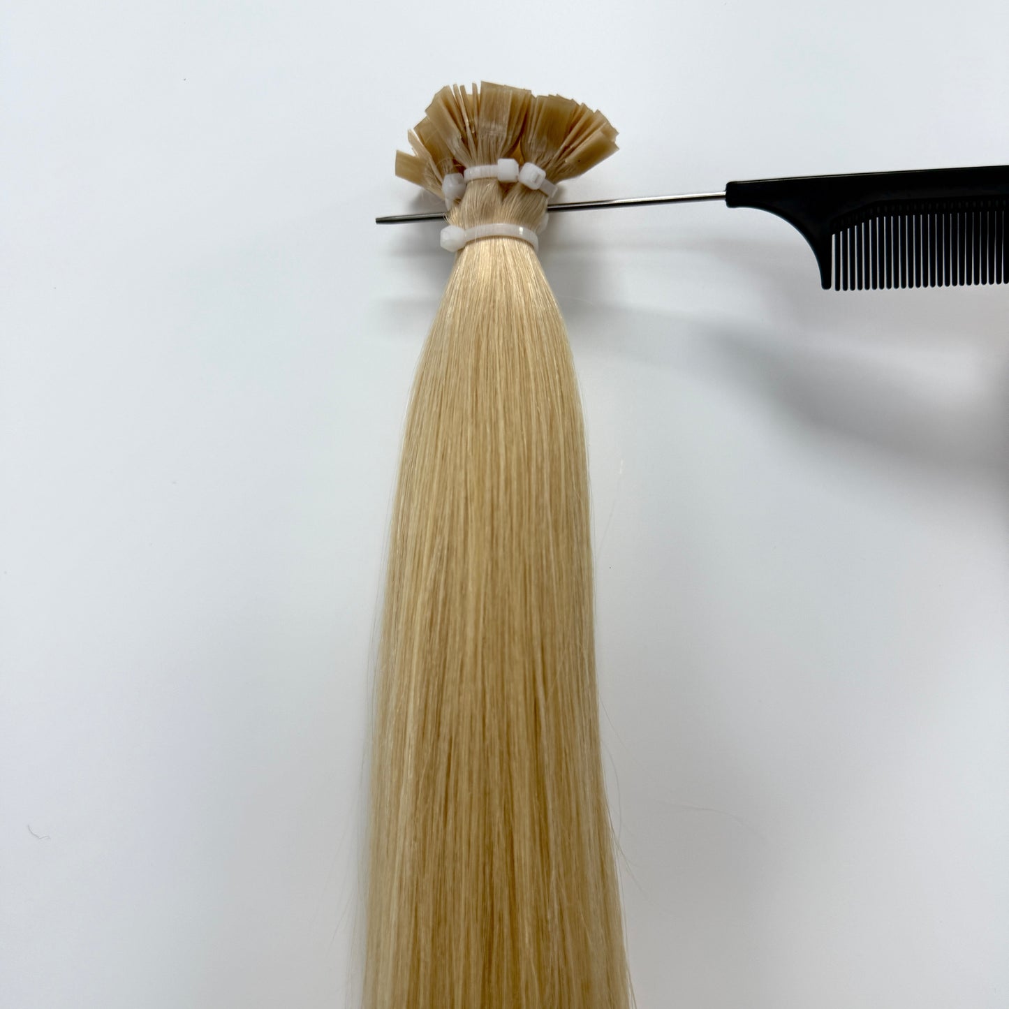 100% Human hair  Flat-tip hair
