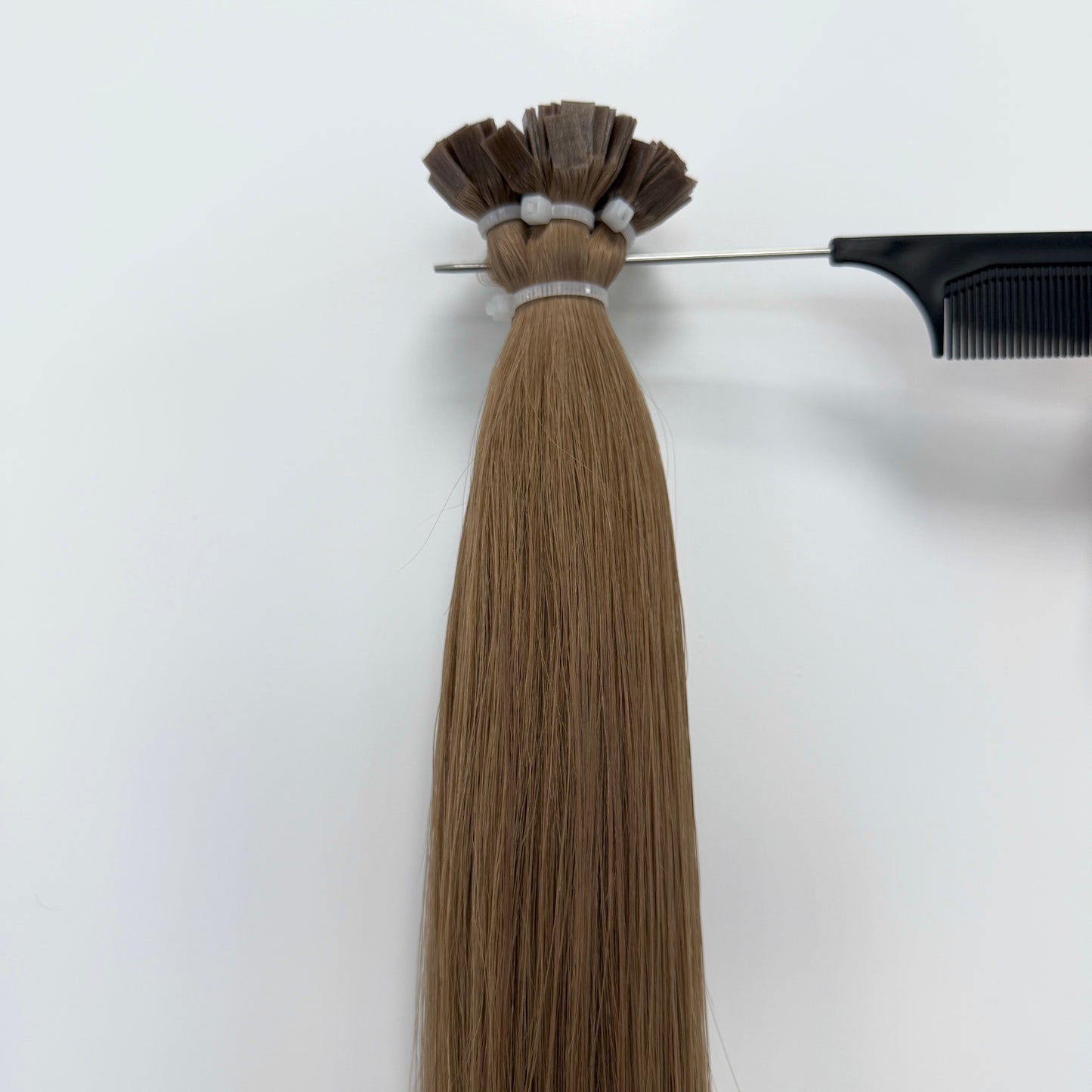 100% Human hair  Flat-tip hair