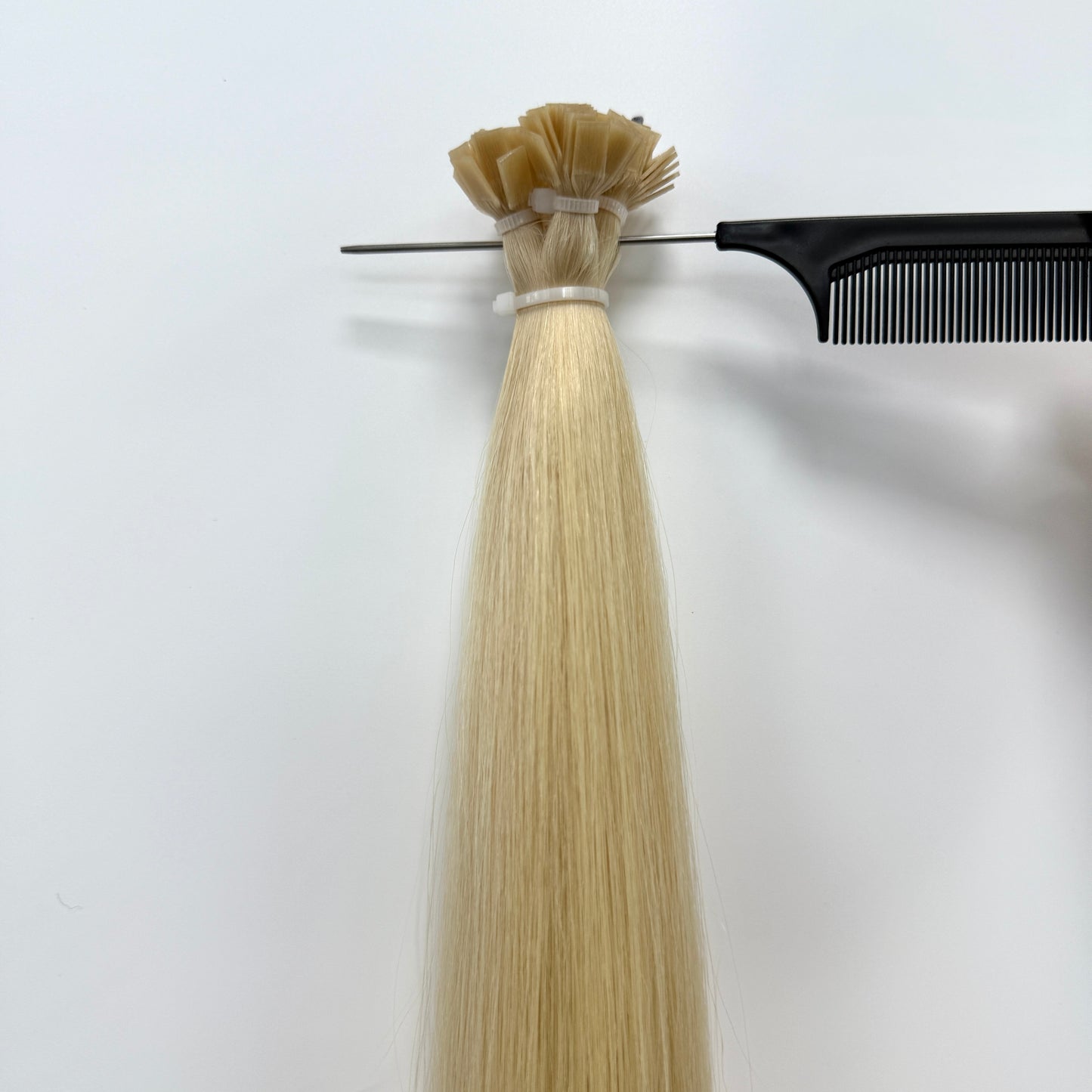 100% Human hair  Flat-tip hair
